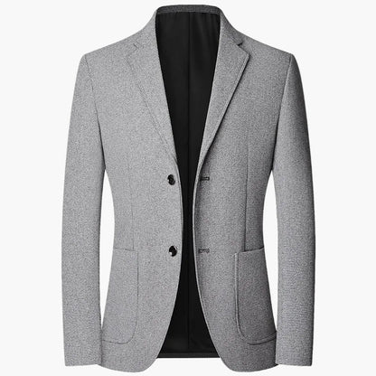 Men's Business Casual Blazer – Classic Single-Breasted Jacket for Office & Everyday Use