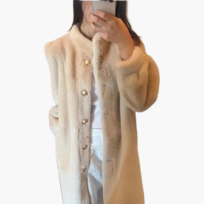 Women's Luxury Vintage Coat – Elegant Winter Style for Everyday and Special Occasions