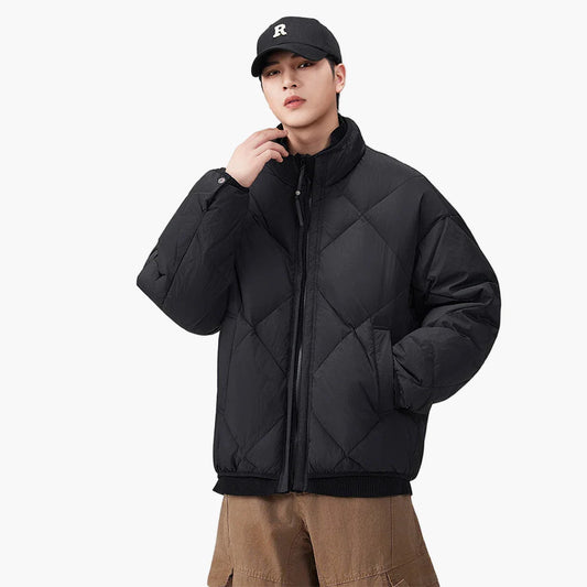 Herren Übergangs-Steppjacke im Oversize-Look für Freizeit und Alltag