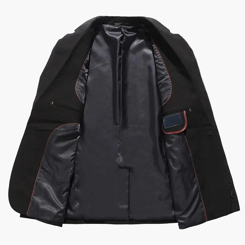 Men's Business Suit 3-piece Modern Slim Fit for Office & Festive Occasions