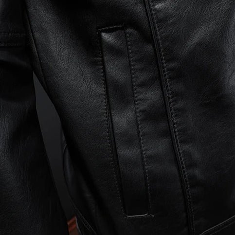 Herren Moto-inspirierte Jacke – Zeitloser Stil für Freizeit und Alltag