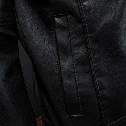Herren Moto-inspirierte Jacke – Zeitloser Stil für Freizeit und Alltag
