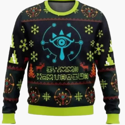 Herren Pullover Gaming Ugly Christmas Sweater – Majora’s Mask Legend of Zelda Cosplay Fanartikel
