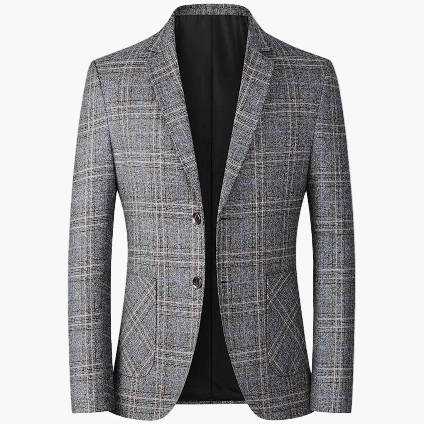 Herren Sakko Modern Business Kariert – Eleganter Blazer für Büro & Events