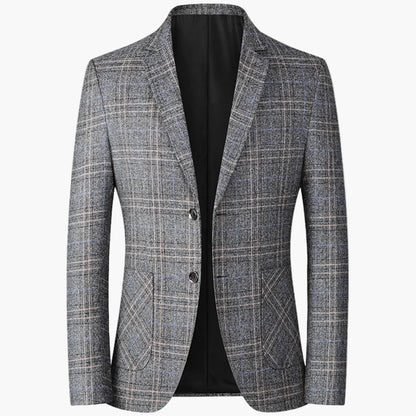 Herren Sakko Modern Business Kariert – Eleganter Blazer für Büro & Events