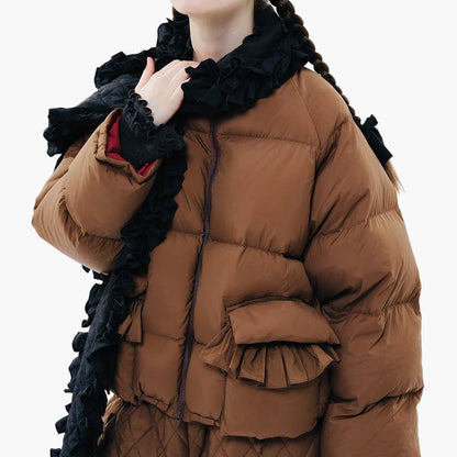 Women's quilted jacket in oversized style for trendy casual looks – autumn/winter jacket
