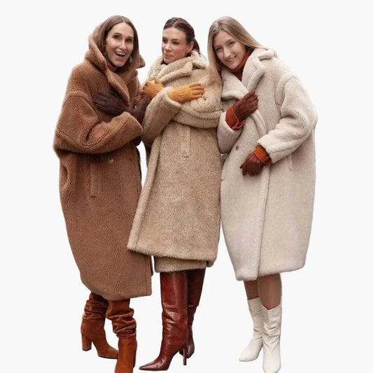 Women's Oversize Teddy Coat – Fashionable Winter Style for Everyday and Leisure