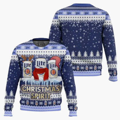 Herren Weihnachtspullover Lustig – It's the Most Wonderful Time for a Beer – Ugly Christmas Sweater für Männer, Party & Geschenk