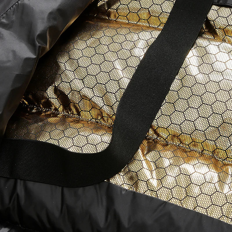 Men's winter quilted jacket with hood – urban streetwear for cold days