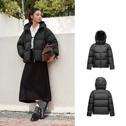 Women's Winter Quilted Jacket with Hood – Fashionable, Warm and Comfortable for Everyday & Leisure