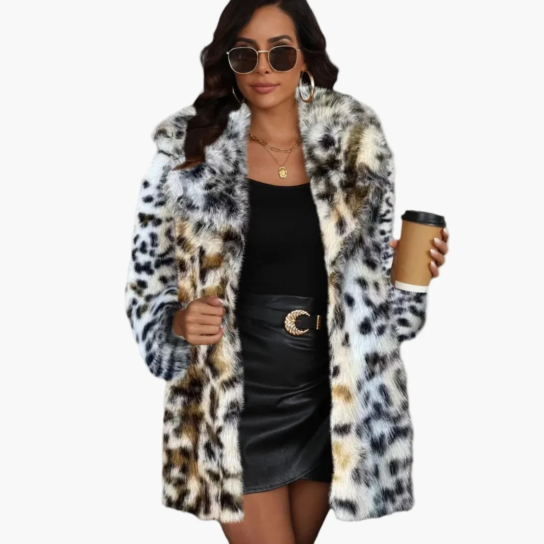 Women's Luxury Faux Fur Jacket – Elegant Winter Coat for Stylish Occasions and Everyday Wear