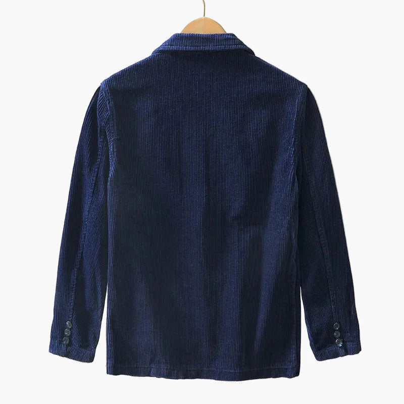 Men's Cord Blazer with Fleece Lining – Classic Casual Jacket for Autumn and Winter