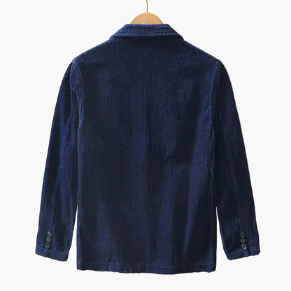 Men's Cord Blazer with Fleece Lining – Classic Casual Jacket for Autumn and Winter