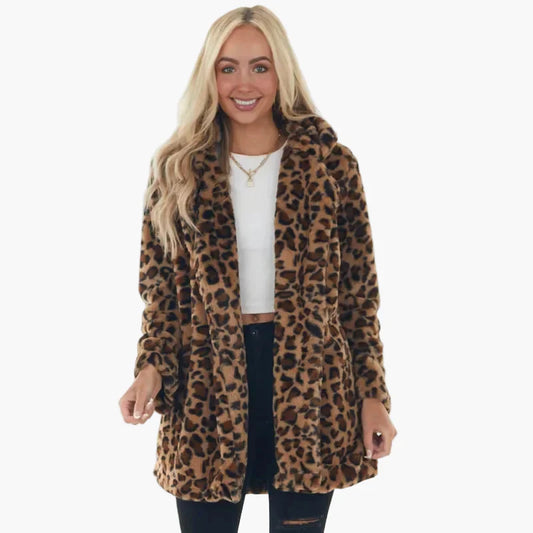 Women's Trendy Leopard Coat Jacket for Autumn and Winter – Casual Street Style