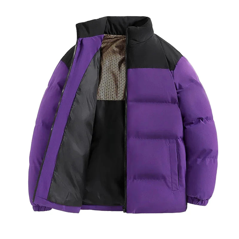 Herren Winter Steppjacke Modern Streetwear Übergangsjacke Outdoor