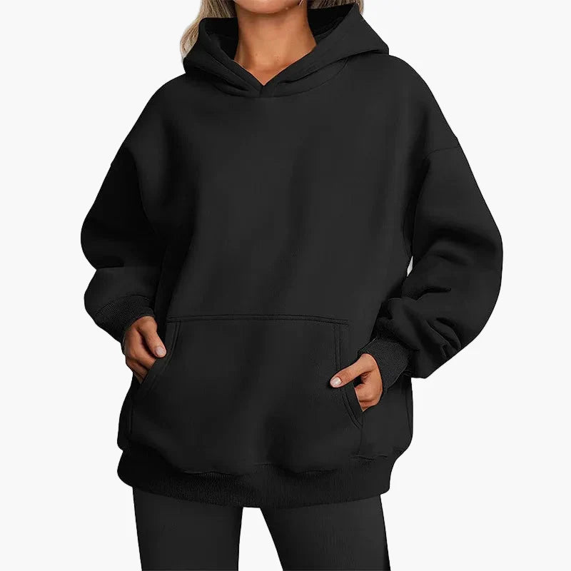 Women's Oversize Hoodie Hooded Sweatshirt Leisure Streetwear