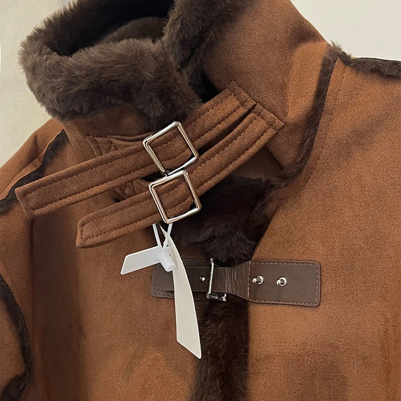 Women's winter jacket in casual pilot style – fashionable short jacket for everyday and leisure use