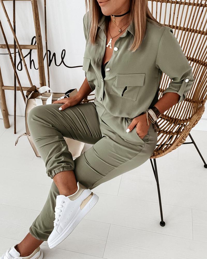 Women's Jumpsuit One-Piece Casual Wear with Pockets – Fashionable Overall for Everyday and Events