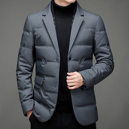 Herren Steppblazer Modern Elegant Winterjacke – Business & Freizeit