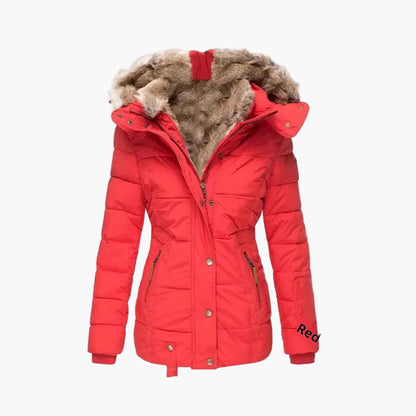 Women's winter jacket with hood – fashionable, tailored quilted jacket for everyday and outdoor use