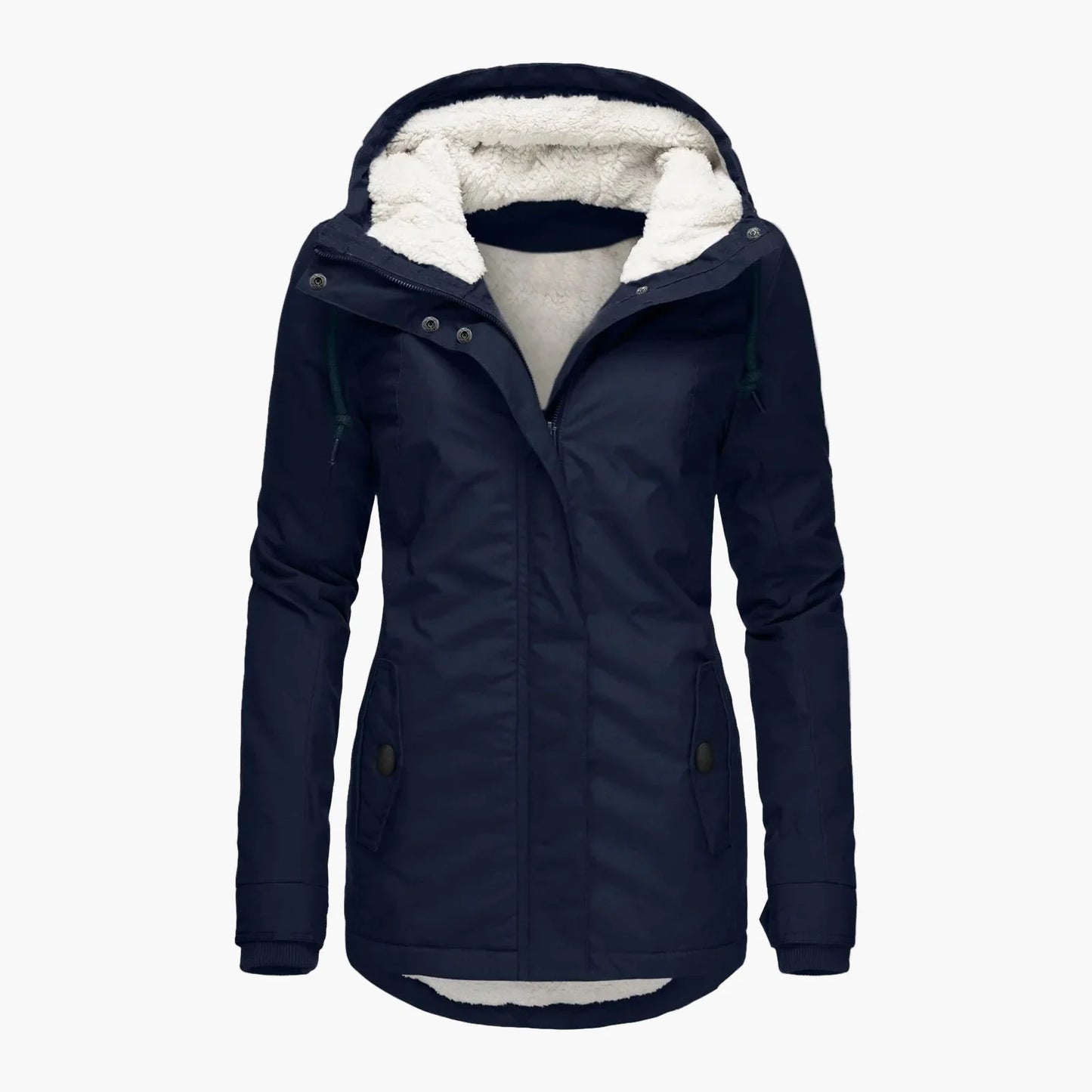 Women's winter jacket with hood – fashionable parka for everyday and outdoor use
