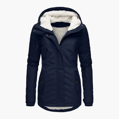 Women's winter jacket with hood – fashionable parka for everyday and outdoor use