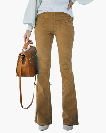 Damen Flare Hose – Modische Schlaghose mit High Waist für Alltag & Büro