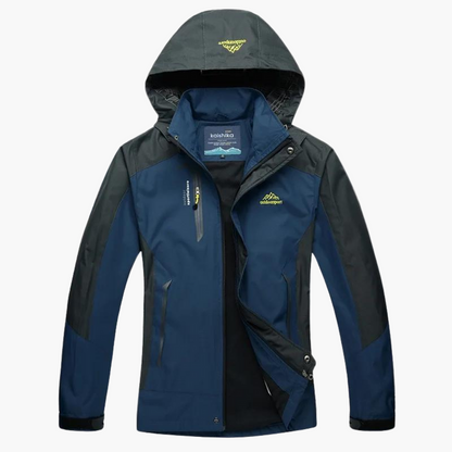 Damen Outdoorjacke Sportlich Wasserdicht Winddicht mit Kapuze – Perfekt für Wandern & Freizeit