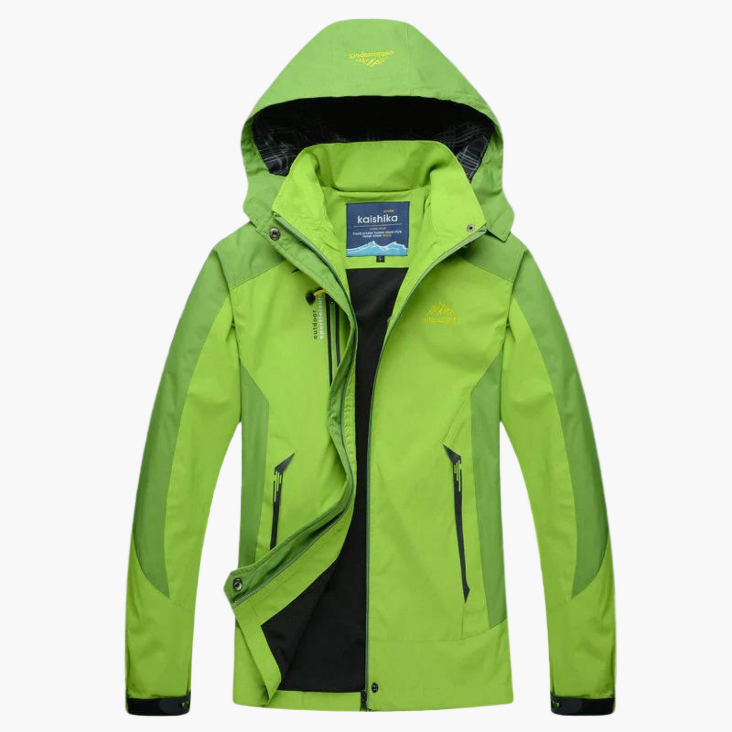 Damen Outdoorjacke Sportlich Wasserdicht Winddicht mit Kapuze – Perfekt für Wandern & Freizeit