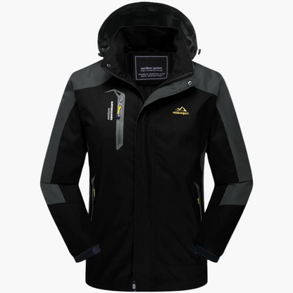 Damen Outdoorjacke Sportlich Wasserdicht Winddicht mit Kapuze – Perfekt für Wandern & Freizeit