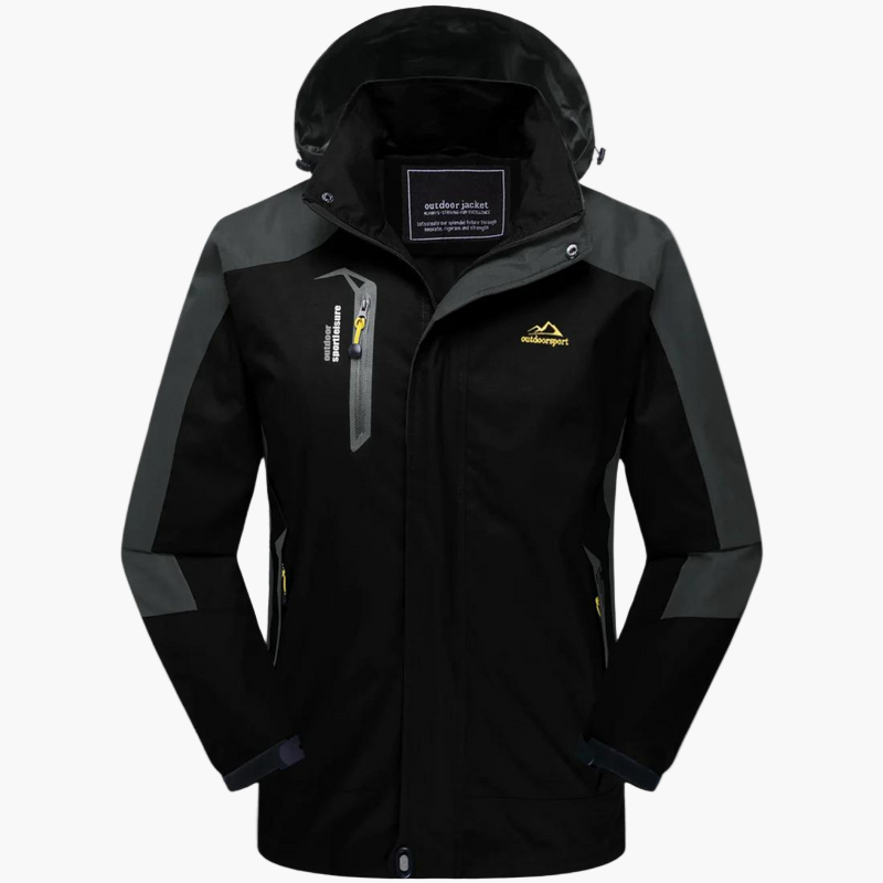 Damen Outdoorjacke Sportlich Wasserdicht Winddicht mit Kapuze – Perfekt für Wandern & Freizeit