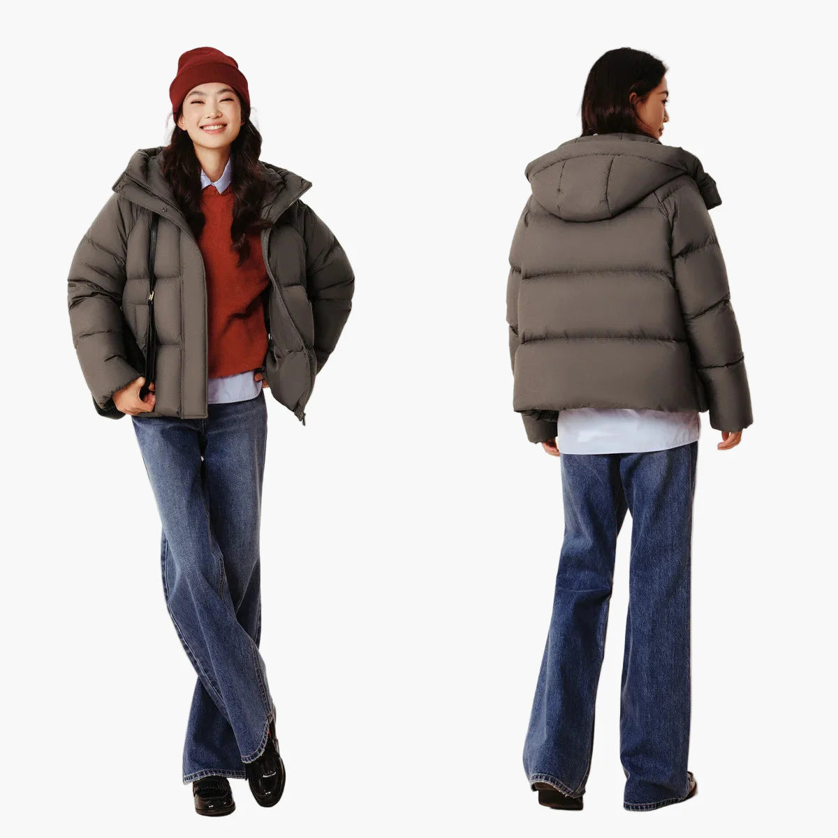 Women's Winter Quilted Jacket with Hood – Fashionable, Warm and Comfortable for Everyday & Leisure
