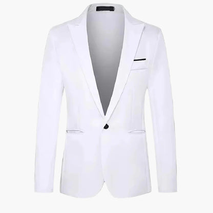 Men's Blazer One-Button Classic – Elegant Suit Jacket for Business & Leisure