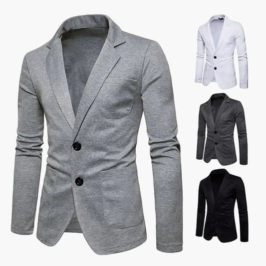 Herren Blazer Slim Fit Modern Business Casual Sakko für Alltag und Büro