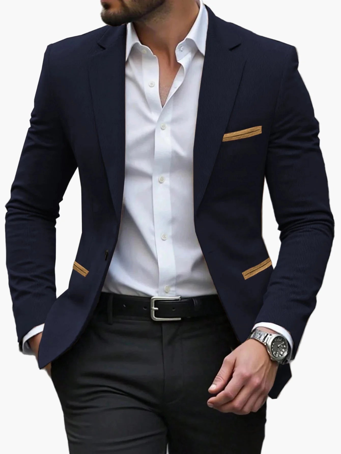 Herren Business Casual Sakko – Eleganter Blazer für Büro und festliche Anlässe