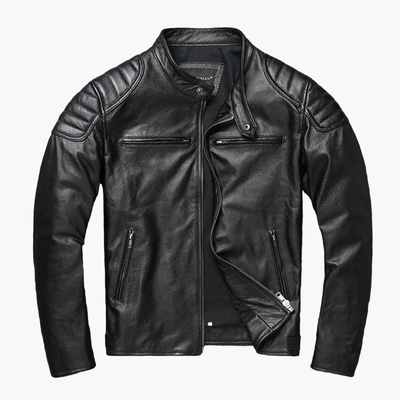 Men's biker jacket in classic motorcycle style – modern & urban
