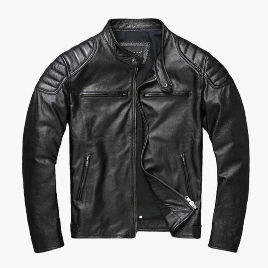 Men's biker jacket in classic motorcycle style – modern & urban