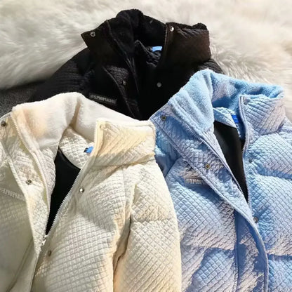 Damen & Herren Steppjacke Winterjacke mit Stehkragen – Lässiger, warmer Trend für Alltag & Paar-Look