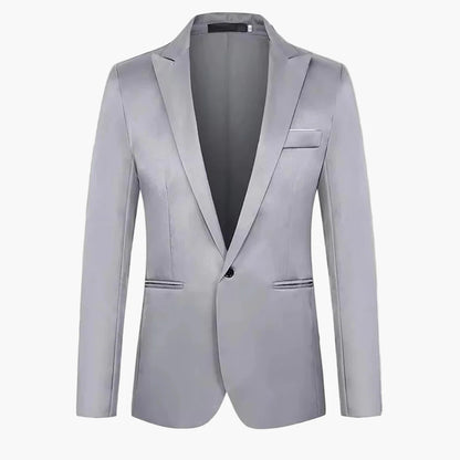 Men's Blazer One-Button Classic – Elegant Suit Jacket for Business & Leisure