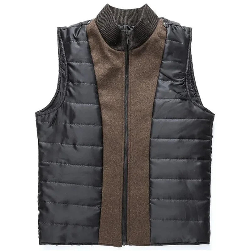 Herren Klassischer Wintermantel mit Stehkragen – Eleganter Business- und Freizeitstil