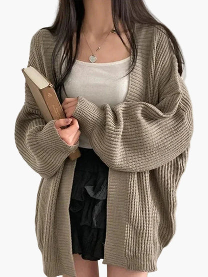 Damen Oversize Strick-Cardigan für Freizeit und Alltag