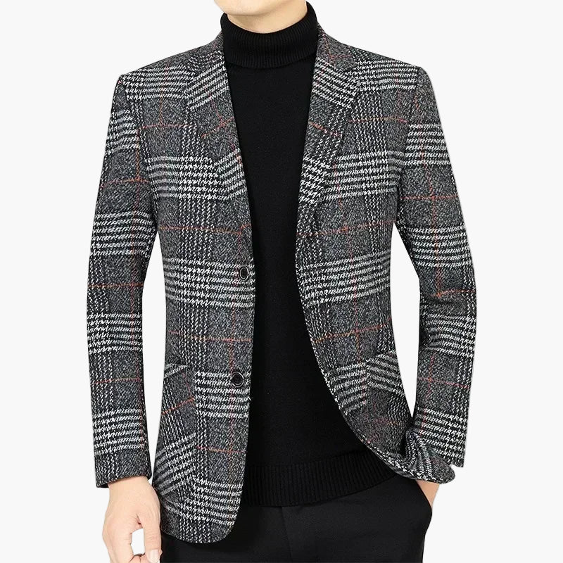 Herren Kariertes Sakko im klassischen Stil – Eleganter Blazer für Business und Freizeit