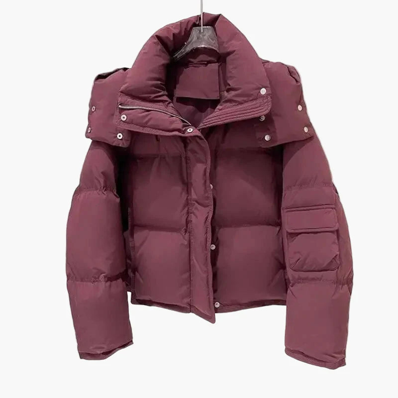 Women's Winter Quilted Jacket Short Cut – Fashionable Transitional Jacket for Cold Days