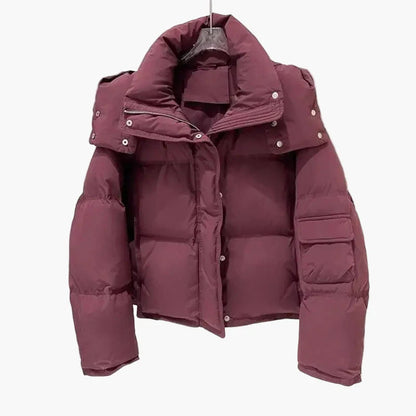 Women's Winter Quilted Jacket Short Cut – Fashionable Transitional Jacket for Cold Days