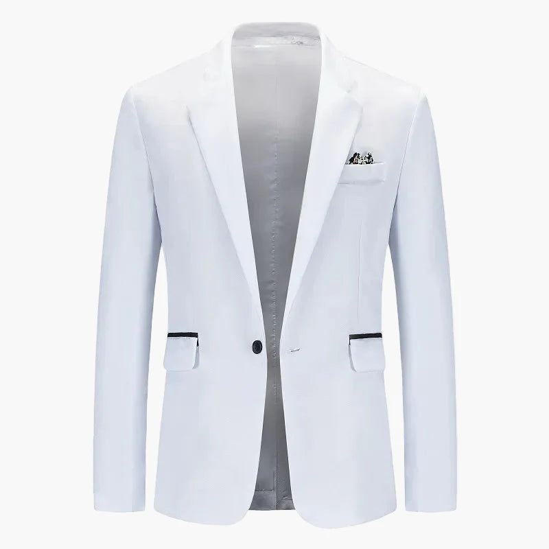 Herren Business Sakko Einreiher Modern Slim Fit – Eleganter Blazer für Büro & festliche Anlässe