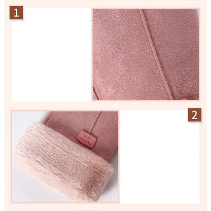 Damen Winterhandschuhe Furry – Stilvolle und warme Alltags-Handschuhe mit Touchscreen-Funktion