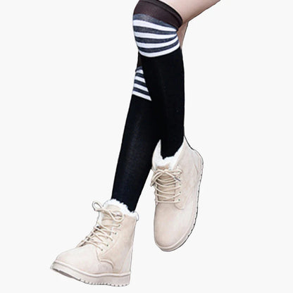 Damen Winter-Stiefeletten Kuschelig Warm mit Schnürung – Outdoor & Alltag