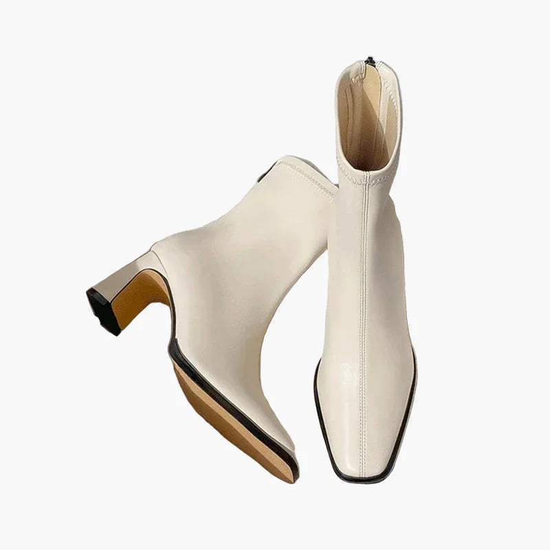 Damen Stiefeletten mit Blockabsatz und elegantem Design für Alltag und Büro