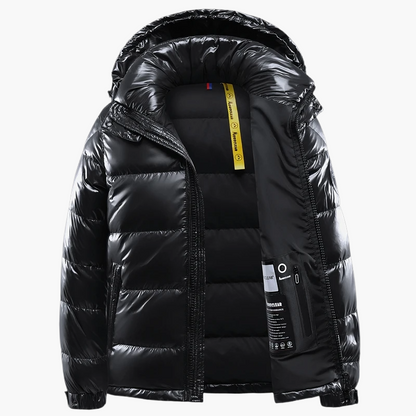 Men's quilted jacket with hood – Modern winter coat, everyday & outdoor