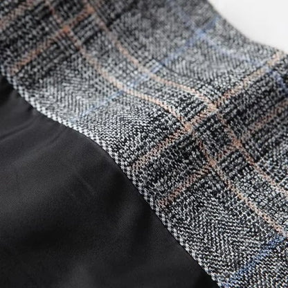 Herren Business Casual Sakko Modern Kariert – Eleganter Alltags- und Büro-Look